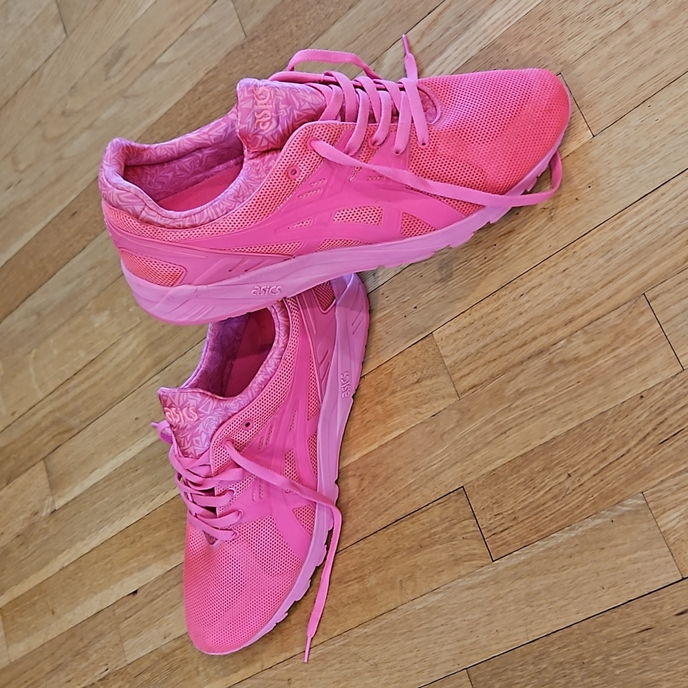 ASICS GEL HOT PINK LACE SHOES SIZE 13